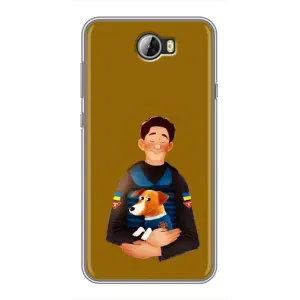 Чохли з картинкою собаки Патрон для Huawei Y5II (AlphaPrint) (ЗСУ Патрон)
