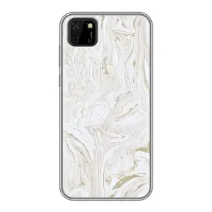 Мраморный чехол на Huawei Y5p (VPrint) (Белый мрамор)