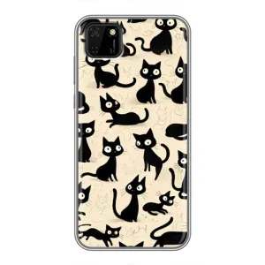Чехол с рисунком кот на Huawei Y5p