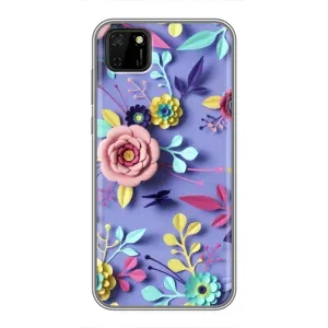 Чехлы с Цветами для Huawei Y5p (VPrint) (Цветочный дизайн)