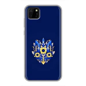 Чехлы для Huawei Y5p  Укр. Символика (AlphaPrint) (Цветочный Герб)