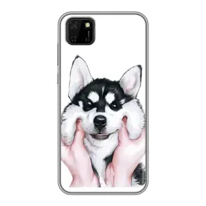 Чехол с Хаски для Huawei Y5p - (AlphaPrint) (Хаски улыбака)