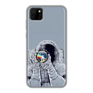 Чехол NASA для Huawei Y5p (AlphaPrint) (Космонавт фото)