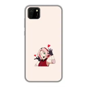 Чехлы Персонажи Аниме Наруто для Huawei Y5p (AlphaPrint) (Лайк Сакура)