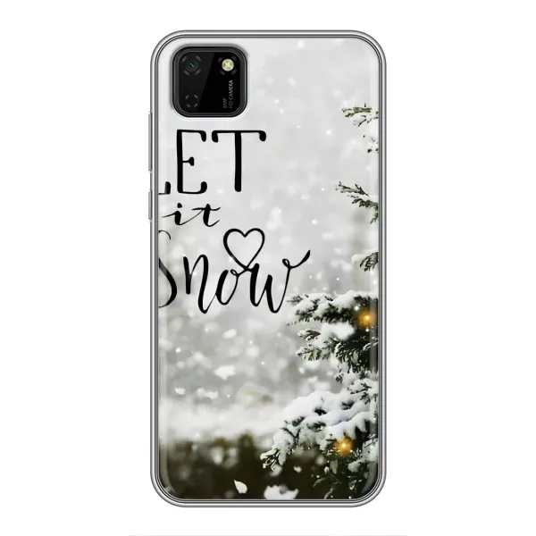 Чехол с принтом «Let it snow» для Huawei Y5p