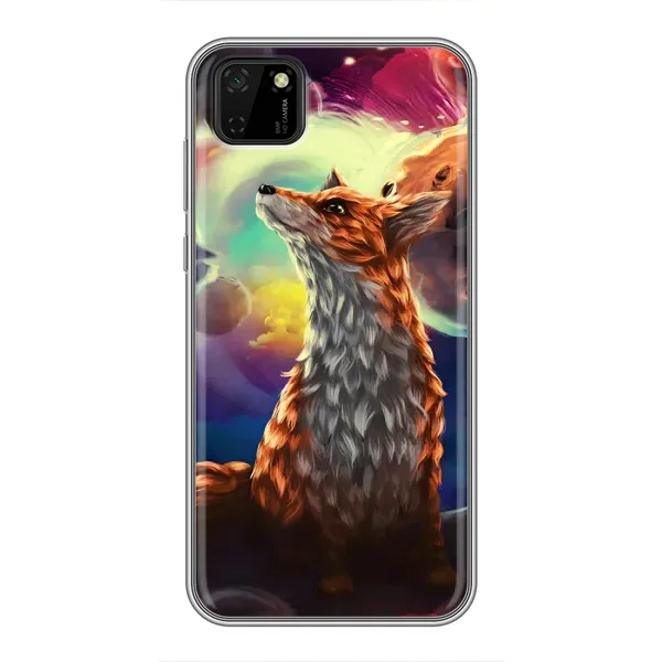Чехол с принтом «Лисица в космосе» для Huawei Y5p