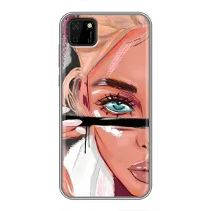 Чехол с печатью для Huawei Y5p - (Мода) (AlphaPrint) (Макияж)