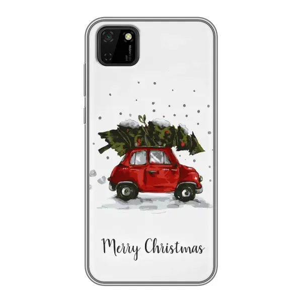 Чехол с принтом «Машина с елкой» для Huawei Y5p