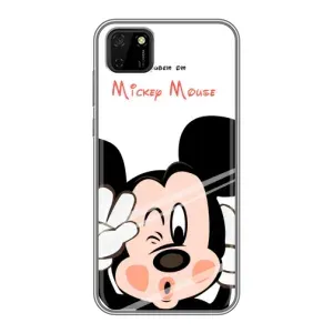 Эксклюзивный чехол для Huawei Y5p (AlphaPrint - Мультяшные) (Маус Микки)