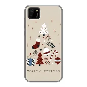 Рождественские, Праздничные Чехлы для Хуавей Y5п (Merry Christmas)