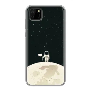 Космические Чехлы для Хуавей Y5п (VPrint) (На луне)
