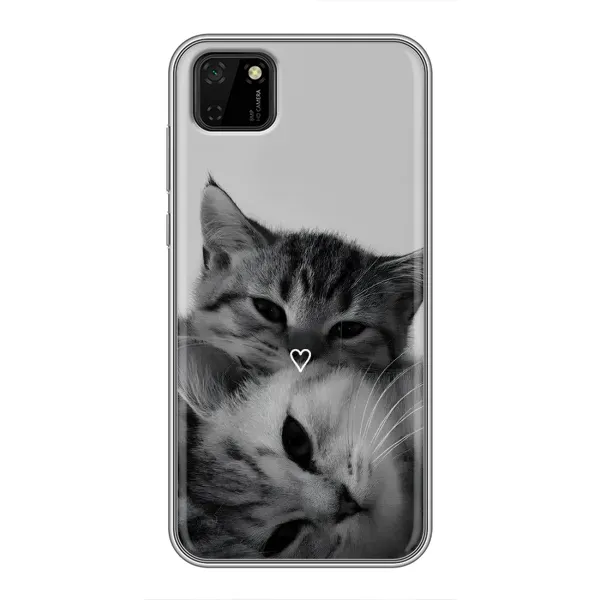 Чохол з принтом «Пара котів» для Huawei Y5p