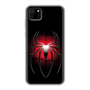 Чехол с человеком пауком для Huawei Y5p - (AlphaPrint) (Паук марвел)