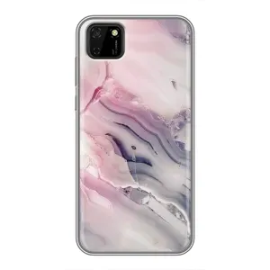 Мраморный чехол на Huawei Y5p (VPrint) (Пурпурный Мрамор)