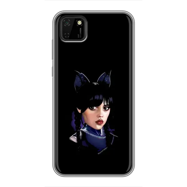Чехол с принтом «серьезная Уэнздей» для Huawei Y5p