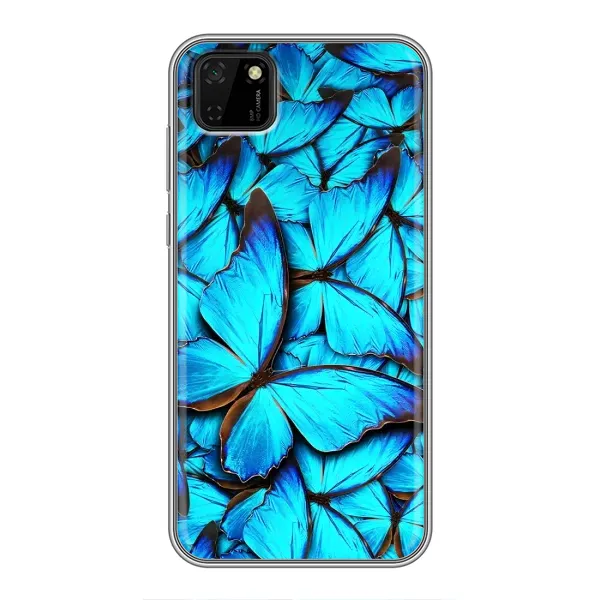 Чохол з принтом «Сині метелики» для Huawei Y5p