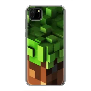 Чехол Майнкрафт на Huawei Y5p (AlphaPrint) Minecraft (текстура Майнкрафт)