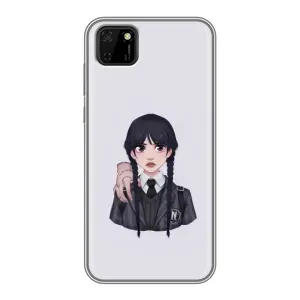 Чехлы Венсдей на Huawei Y5p Уэнсдей (AlphaPrint) (Уэнздей и Вещь)