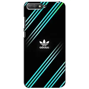 Чохли Адидас для Huawei Y6 2018 (AlphaPrint) (Адідас з полосами)