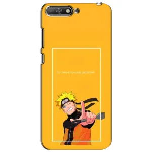 Анимешный чехол для Huawei Y6 2018 (Аниме Наруто)