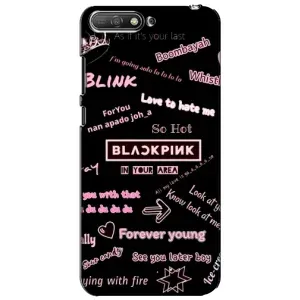 Чехол с музыкальной группой для Huawei Y6 2018 (BLACKPINK)