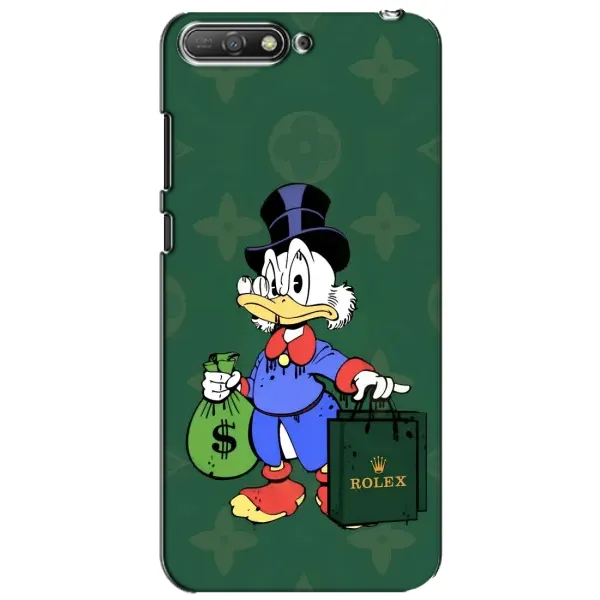 Чехол с принтом «Богатая Утка» для Huawei Y6 2018 Чехол с принтом «Богатая Утка» для Huawei Y6 2018