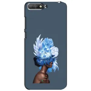 Чехлы (ART) Цветы на Huawei Y6 2018 (VPrint) (Цветы на голове)
