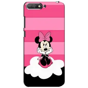 Міккі Маус чохол для Huawei Y6 2018 (AlphaPrint - Мультяшні) (Дівчинка Maus)