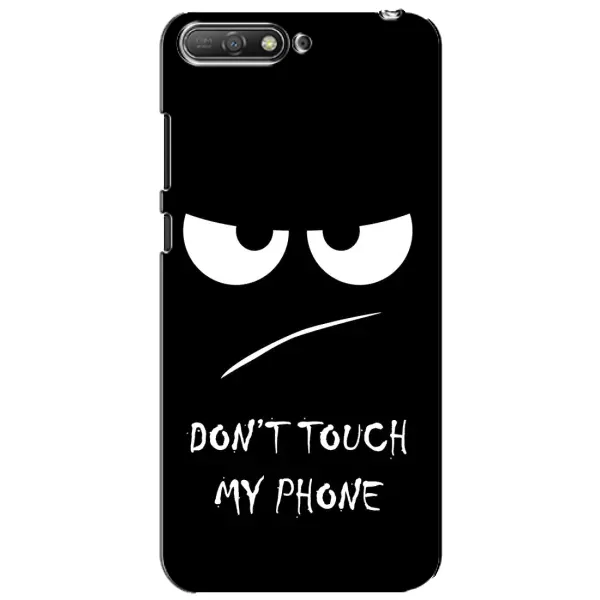 Чохол з принтом «Dont Touch» для Huawei Y6 2018