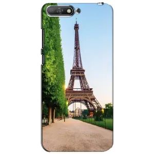 Чохол Ейфелева Вежа Huawei Y6 2018 - (AlphaPrint) (Дорога до Парижу)