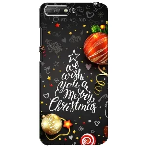 Різдвяні Чохли для Huawei Y6 2018 (VPrint) (Ялинка)