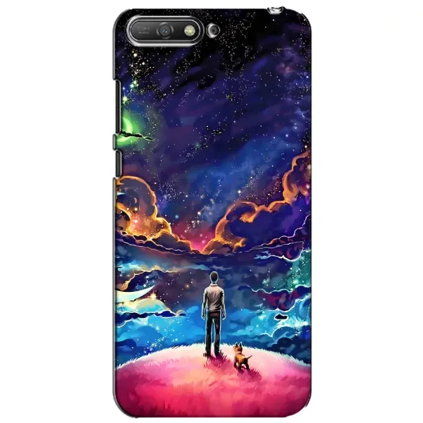 Чехол с принтом «Галактический вид» для Huawei Y6 2018