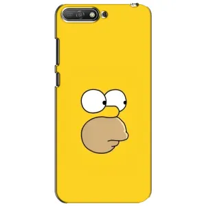 Чехол с Симпсонами для Huawei Y6 2018 (VPrint) (Гомер)