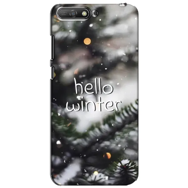 Чехол с принтом «Hello winter» для Huawei Y6 2018 Чехол с принтом «Hello winter» для Huawei Y6 2018