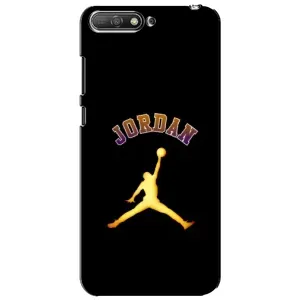 Чохли для Huawei Y6 2018 - з картинкою JORDAN (AlphaPrint) (Jordan Gold)
