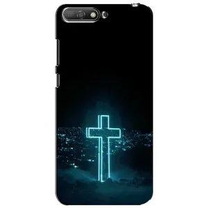 Чехол для Huawei Y6 2018 (AlphaPrint) - (Христианские)