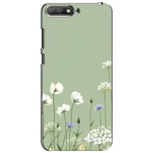 Чохол з принтом «Квіти на зеленому» для Huawei Y6 2018