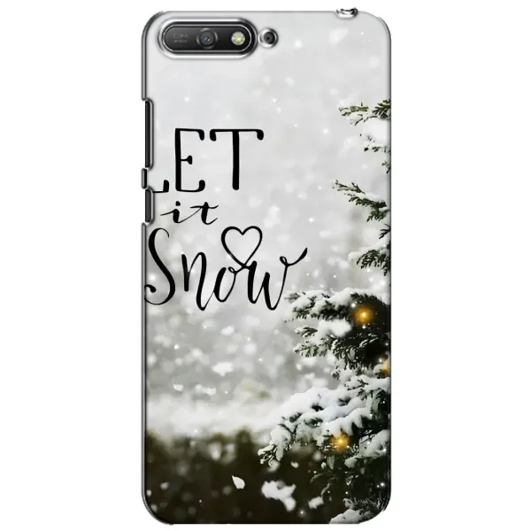 Чехол с принтом «Let it snow» для Huawei Y6 2018 Чехол с принтом «Let it snow» для Huawei Y6 2018