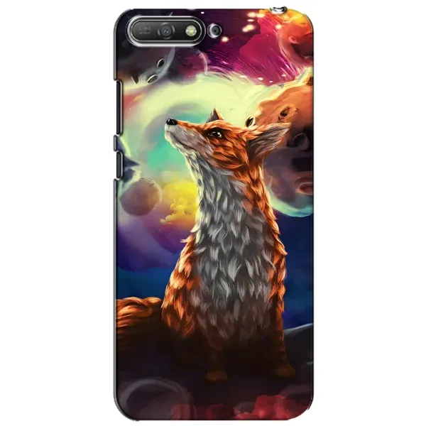 Чехол с принтом «Лисица в космосе» для Huawei Y6 2018