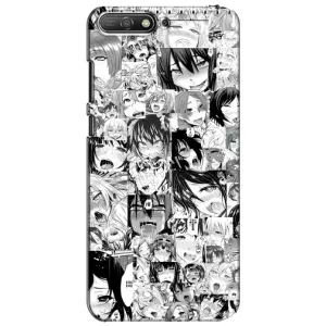 Анимешный чехол для Huawei Y6 2018 (Ahegao manga)