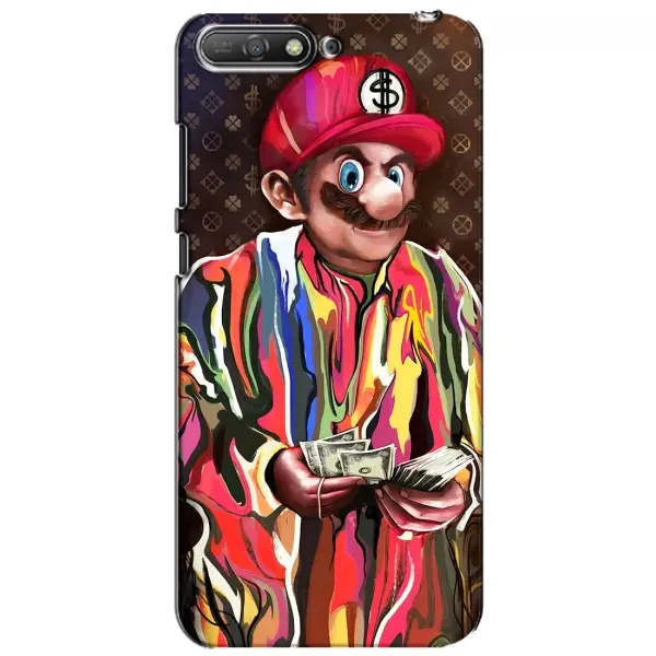 Чохол з принтом «Mario LV» для Huawei Y6 2018