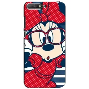 Міккі Маус чохол для Huawei Y6 2018 (AlphaPrint - Мультяшні) (Маус в окулярах)