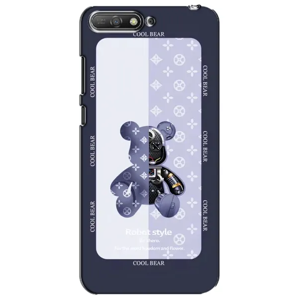 Чохол з принтом «Медведик LV» для Huawei Y6 2018