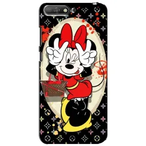 Чехол Disney Mouse Huawei Y6 2018 (PREMIUMPrint) (Минни peace)