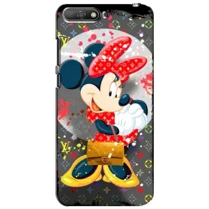 Чехол Disney Mouse Huawei Y6 2018 (PREMIUMPrint) (Minni с бантиком)