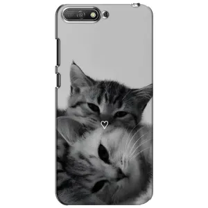 Чохол з малюнком кіт на Huawei Y6 2018 (Пара котів)