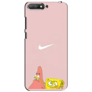 Чохол з принтом «Патрік і Губка» для Huawei Y6 2018