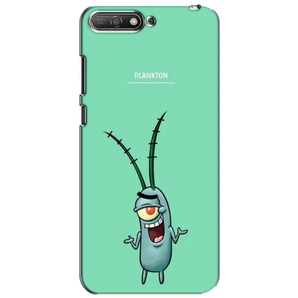 Чохол з принтом «Персонаж Планктон» для Huawei Y6 2018