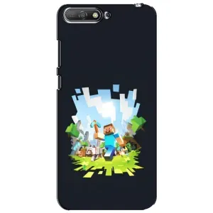 Чохол Майнкрафт на Huawei Y6 2018 (AlphaPrint) Minecraft (персонажі Minecraft)