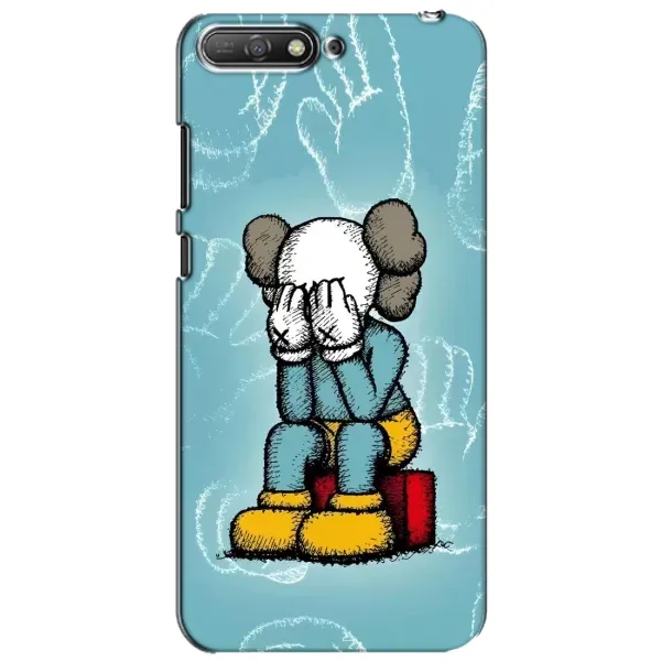 Чохол з принтом «Плач Bearbrick» для Huawei Y6 2018